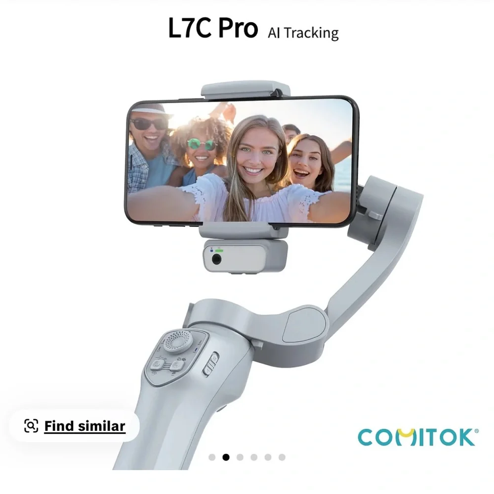 L7C Pro Smartphone Gimbal Stabilizer - Gray
